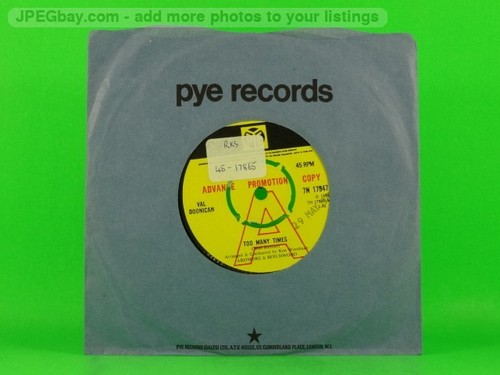 Val doonican too many times - many,